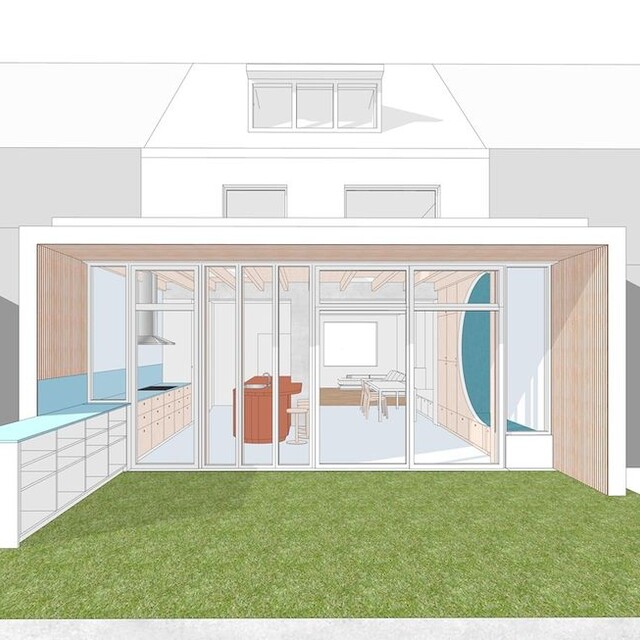 THE BLUES: drinking on our building permit!