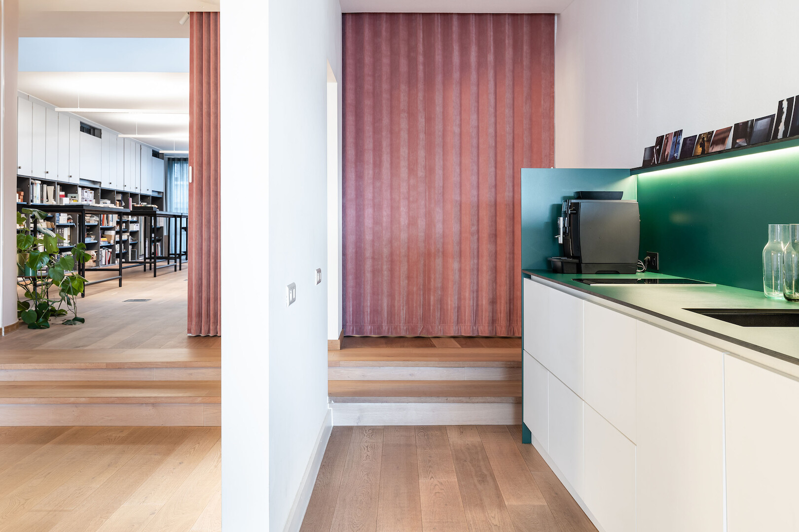 A soft-hued creative hub in the heart of Antwerp