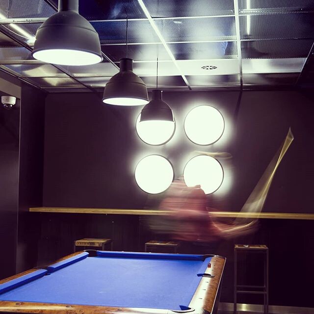 IT'S ALL ABOUT THE CEILING: when the pool table…