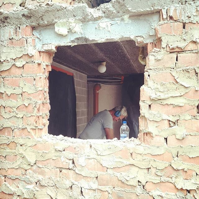 THE OFFICE: demolition started … #themakingof…