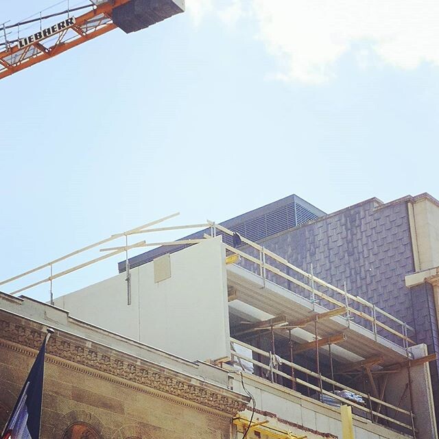 THE DUKE: 4th floor is in. One more to go.